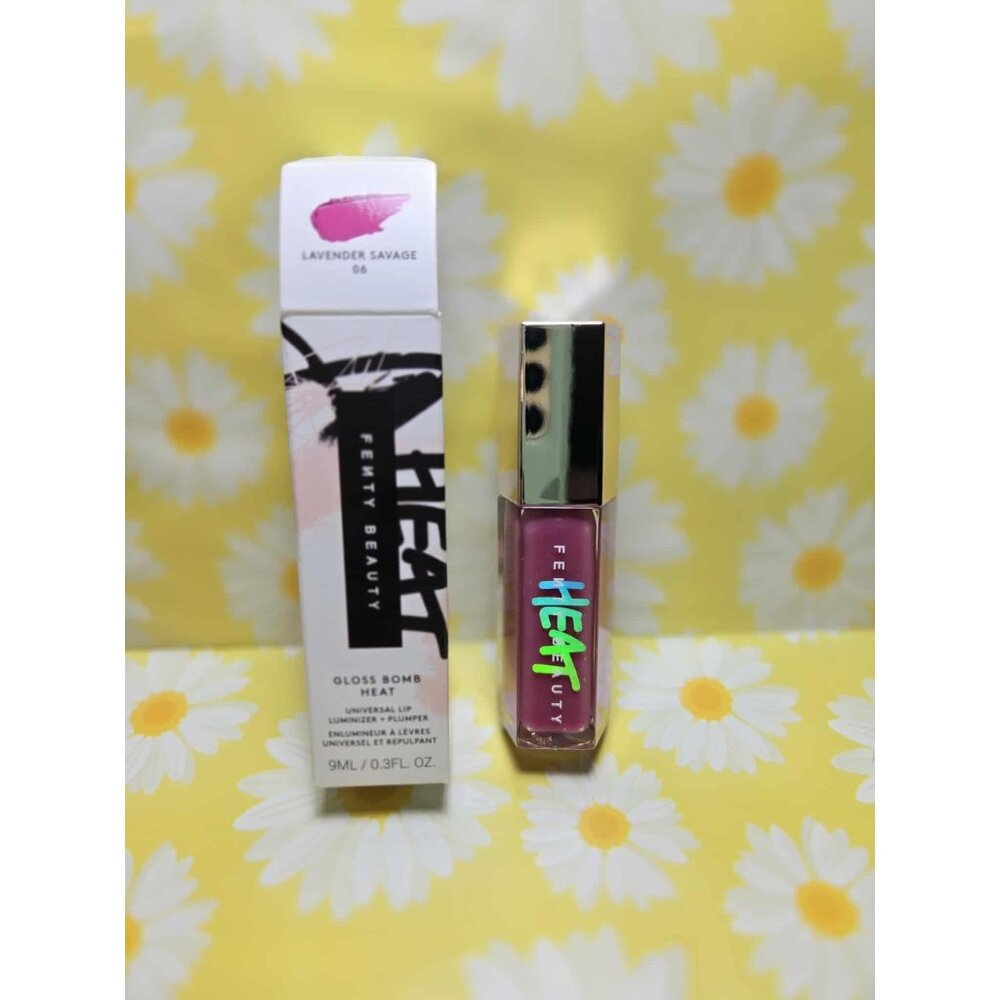 FENTY Gloss Bomb Heat Universal Lip Luminizer Plumper Lavender Savage 06